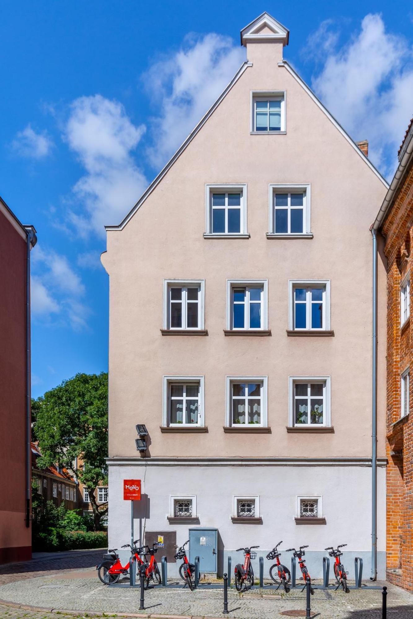 Stylowy Apartament W Sercu Starowki Z Widokiem Na Motlawe Danzig Exterior foto